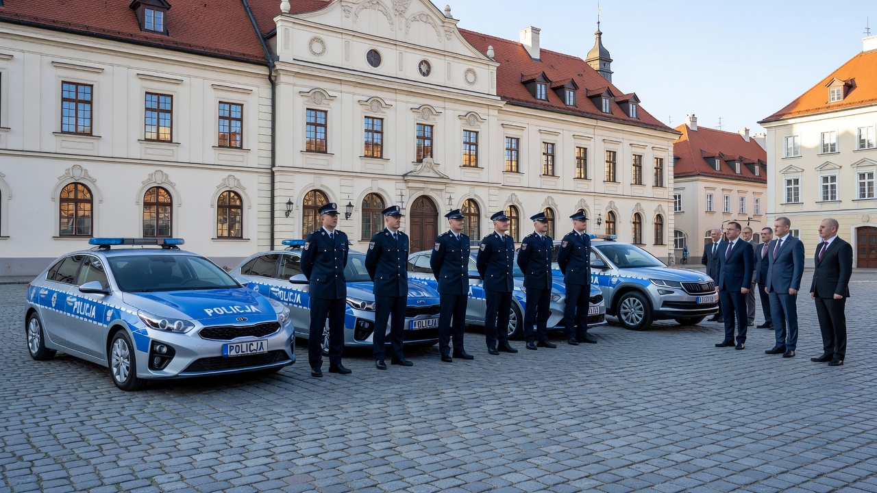Wieliczka wzmacnia Policję. Cztery nowe pojazdy dla funkcjonariuszy