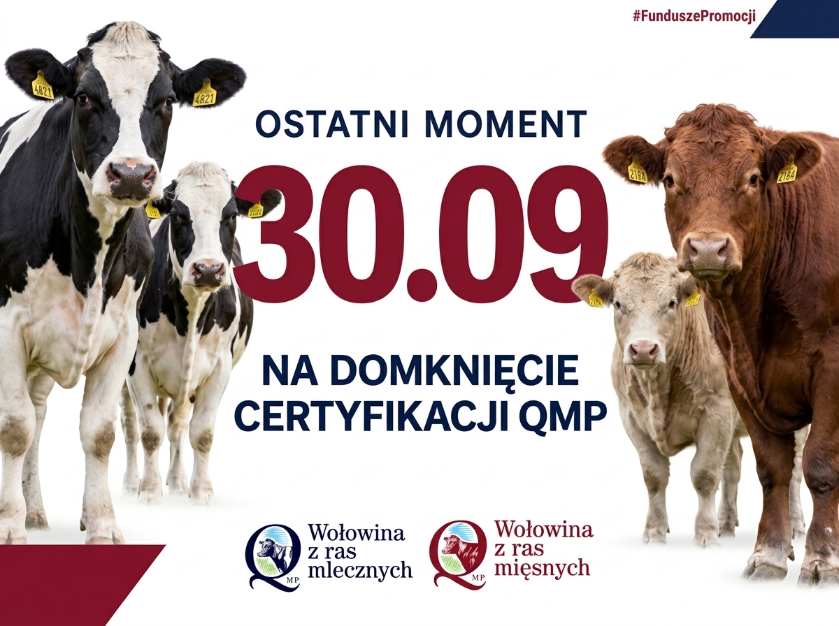Wolbrom: rolnicy muszą uzyskać certyfikat QMP do września 2026 r.