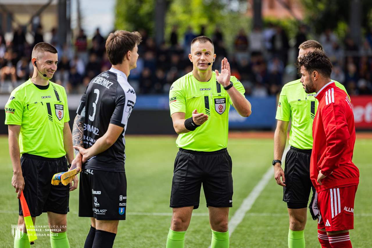 Arkadiusz Nestorowicz poprowadzi mecz Sandecji w Stalowej Woli