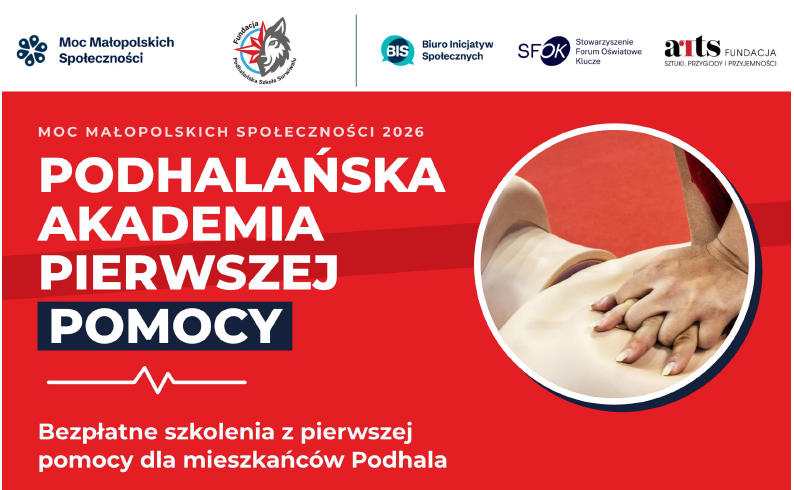 Bezpłatne szkolenia z pierwszej pomocy w Zakopanem. Zapisy już otwarte