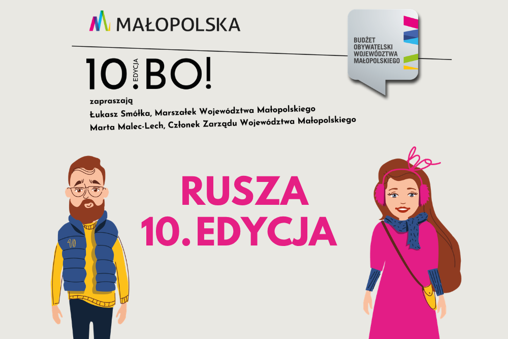 Budżet Obywatelski Województwa Małopolskiego otwiera się na nowe projekty