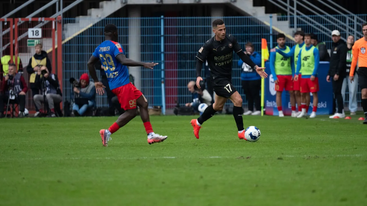Cracovia przegrała z Piastem 1:3 w Gliwicach