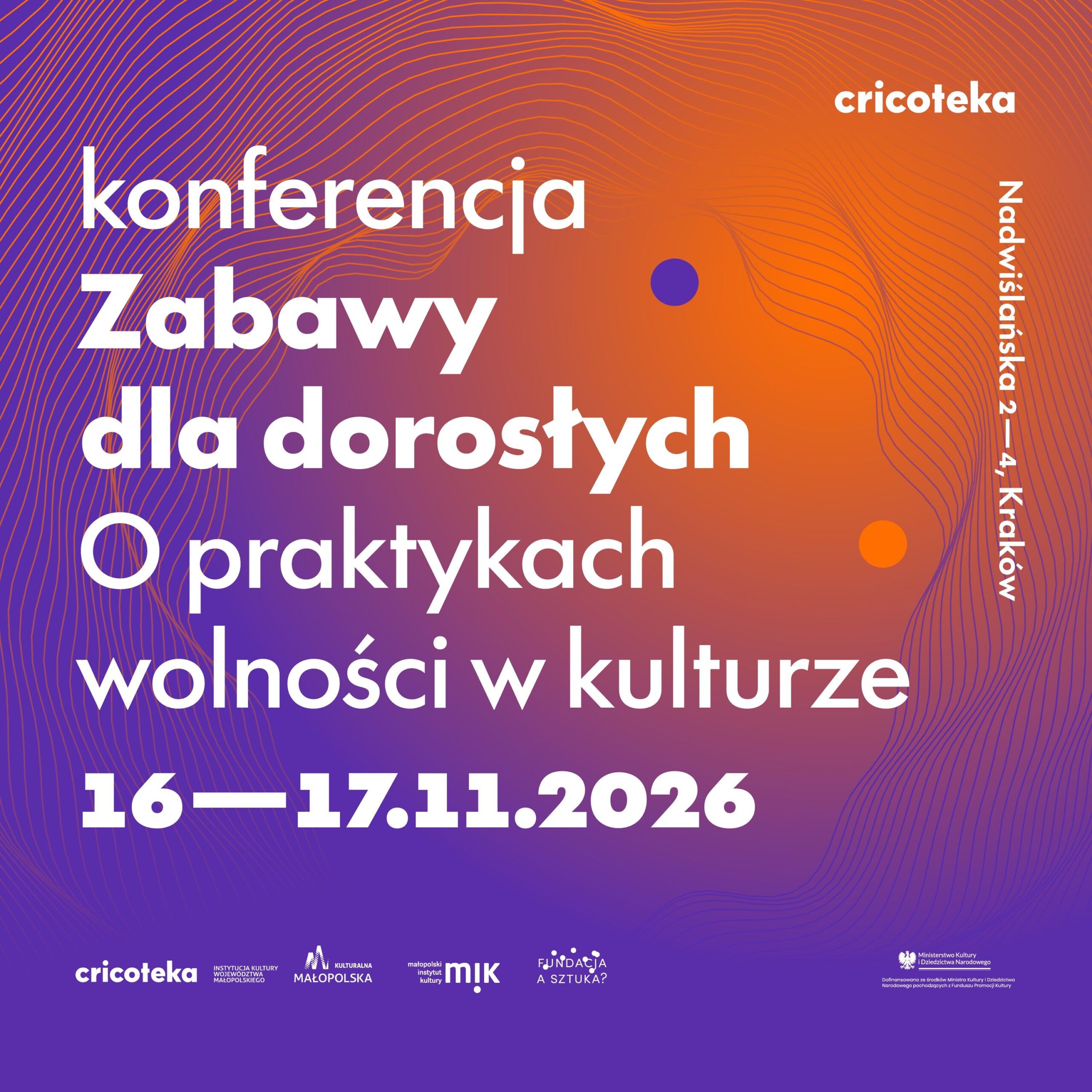 Cracovia szuka pomysłów na konferencję o zabawie dorosłych. Są pieniądze i wspierająca instytucja