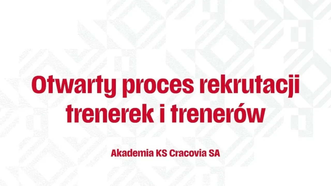 Cracovia szuka trenerów. Otwiera rekrutację do Akademii