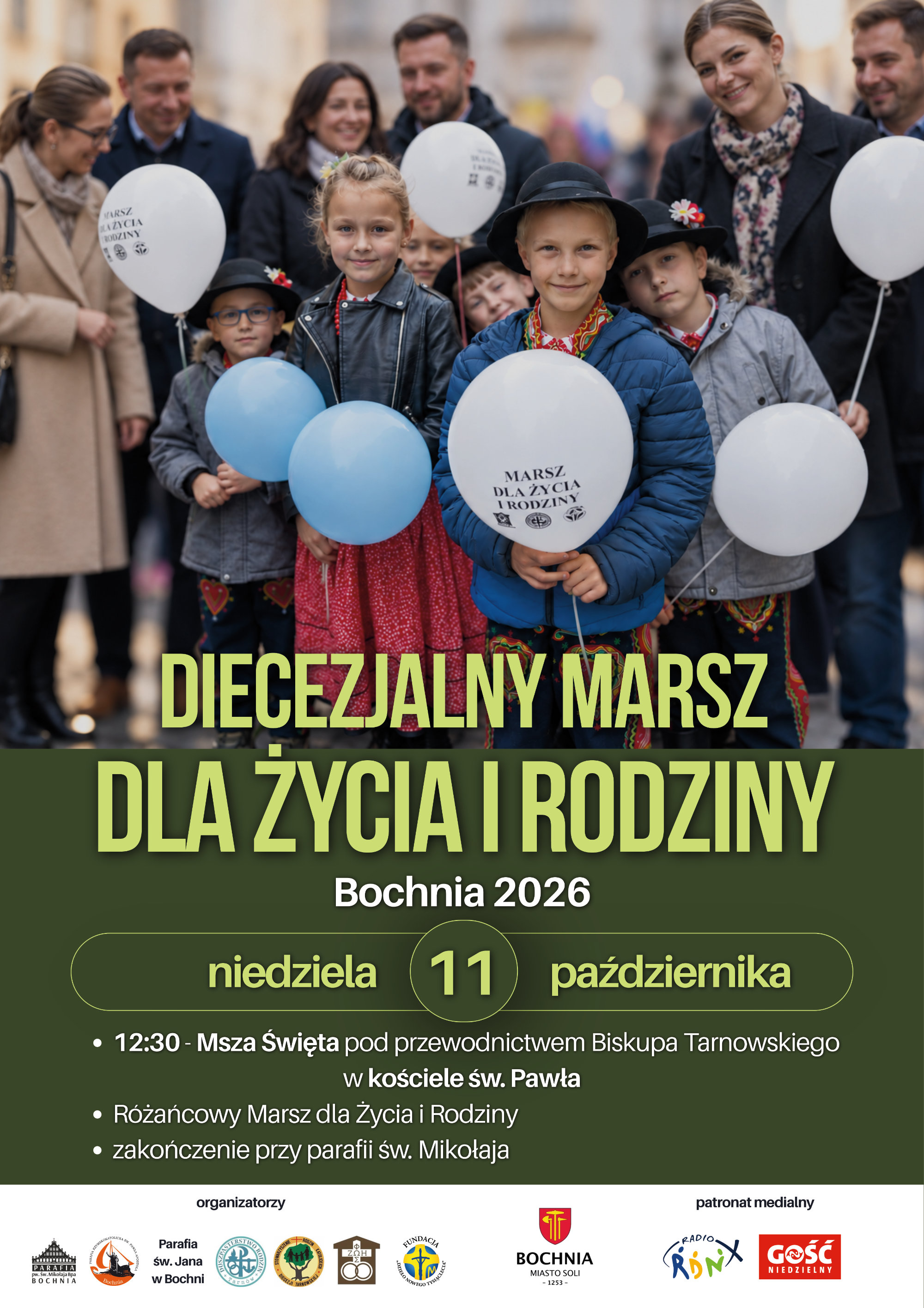 Diecezjalny Marsz dla Życia i Rodziny w Bochni. 11 października