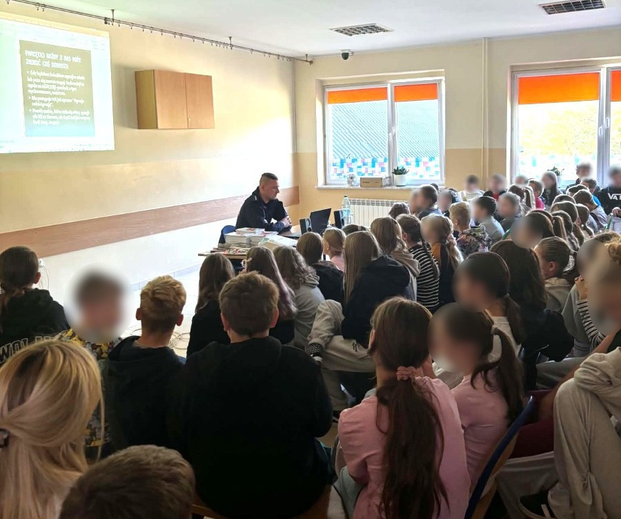 "Dzieciństwo bez przemocy" - akcja profilaktyczna dla dzieci w Złockiem