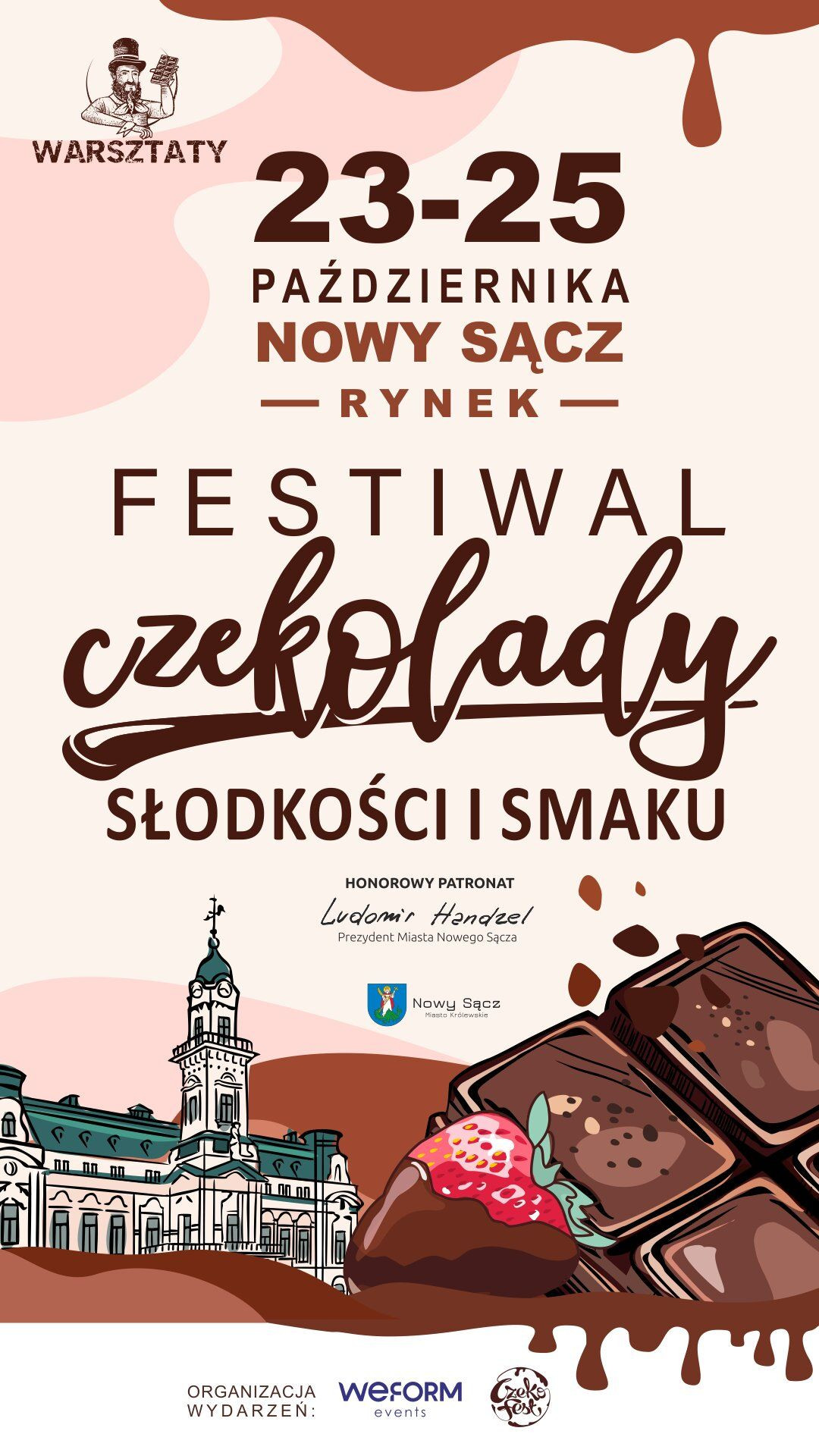 Festiwal Czekolady i Słodkości na nowosądeckim rynku. Zapraszamy!