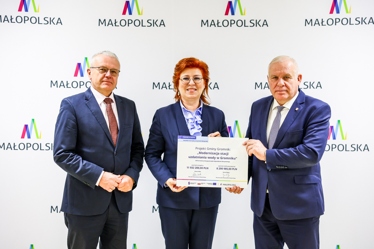 Gromnik modernizuje stację uzdatniania wody. Prawie 8,3 mln zł z Funduszy Europejskich