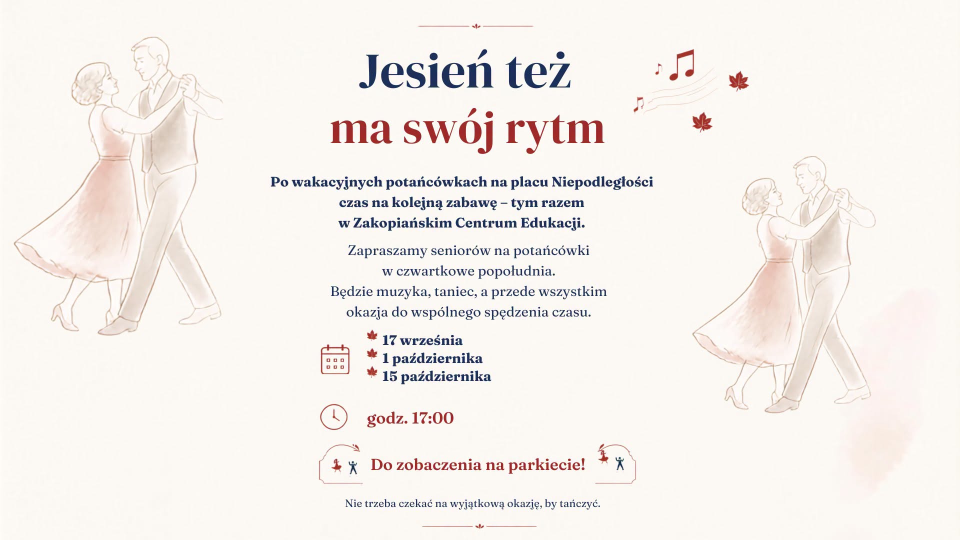 Jesienne potańcówki w Zakopiańskim Centrum Edukacji
