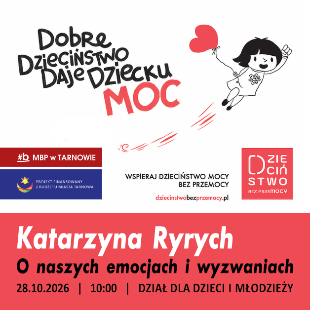 Katarzyna Ryrych o emocjach nastolatków. Spotkanie w Tarnowie