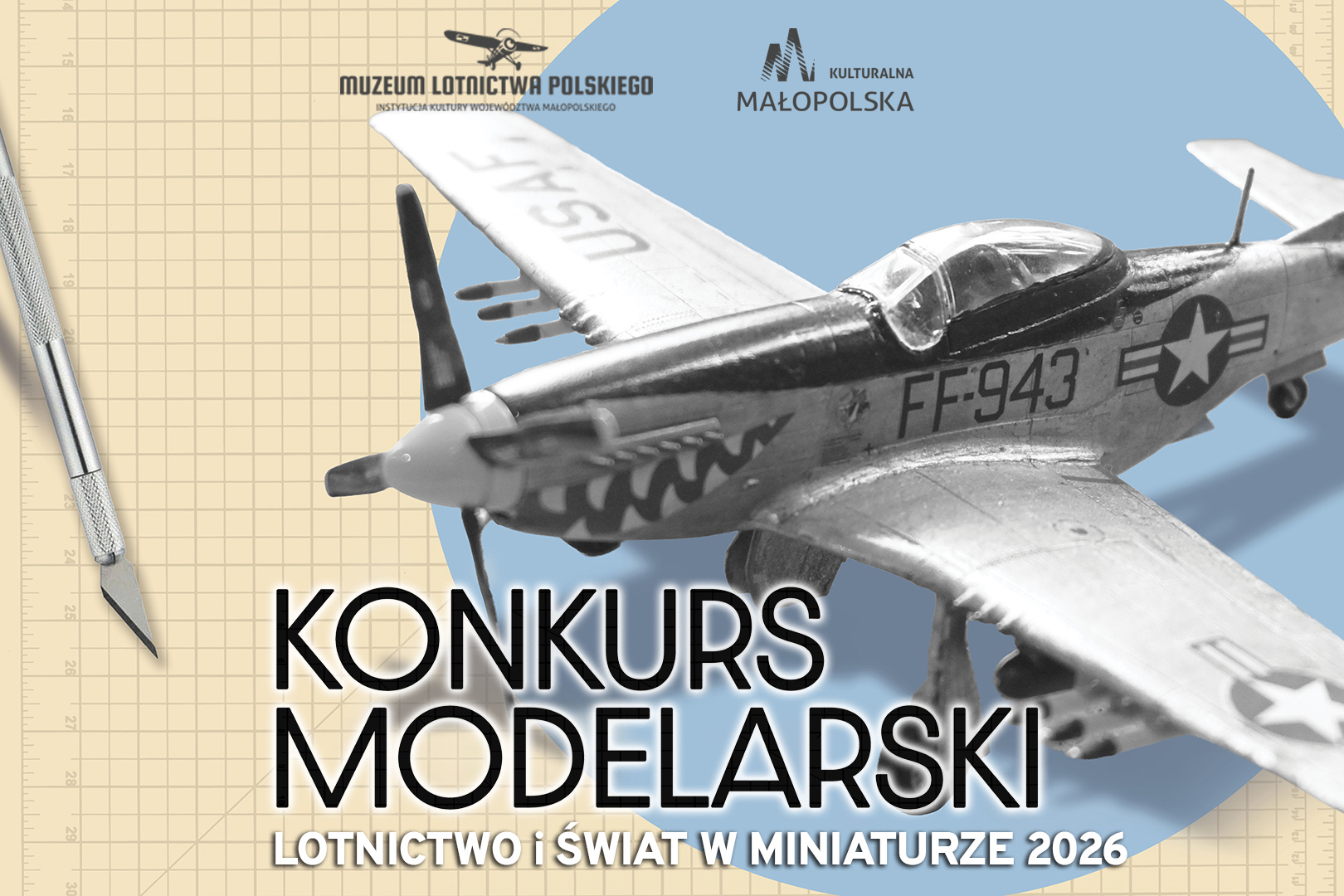 Konkurs modelarski w Muzeum Lotnictwa. Bezpłatnie, dla wszystkich, do 16 października
