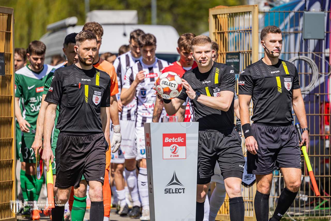 Maciej Kuropatwa poprowadzi mecz Sandecji z Lechią