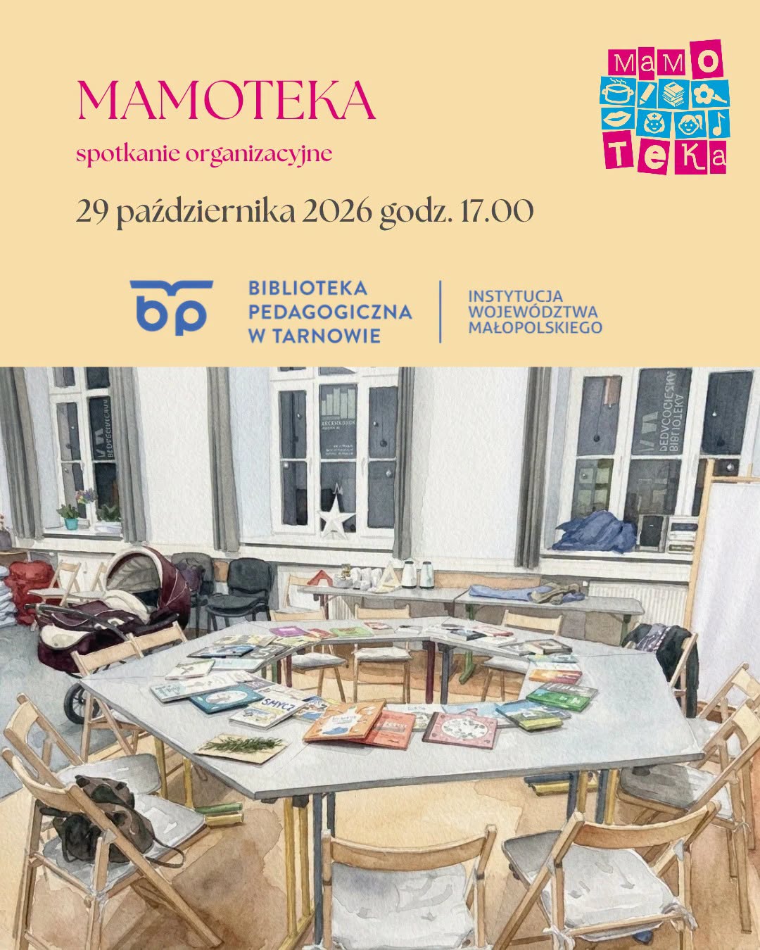 Mamoteka w Bibliotece Pedagogicznej. Spotkania dla mam i rodziców