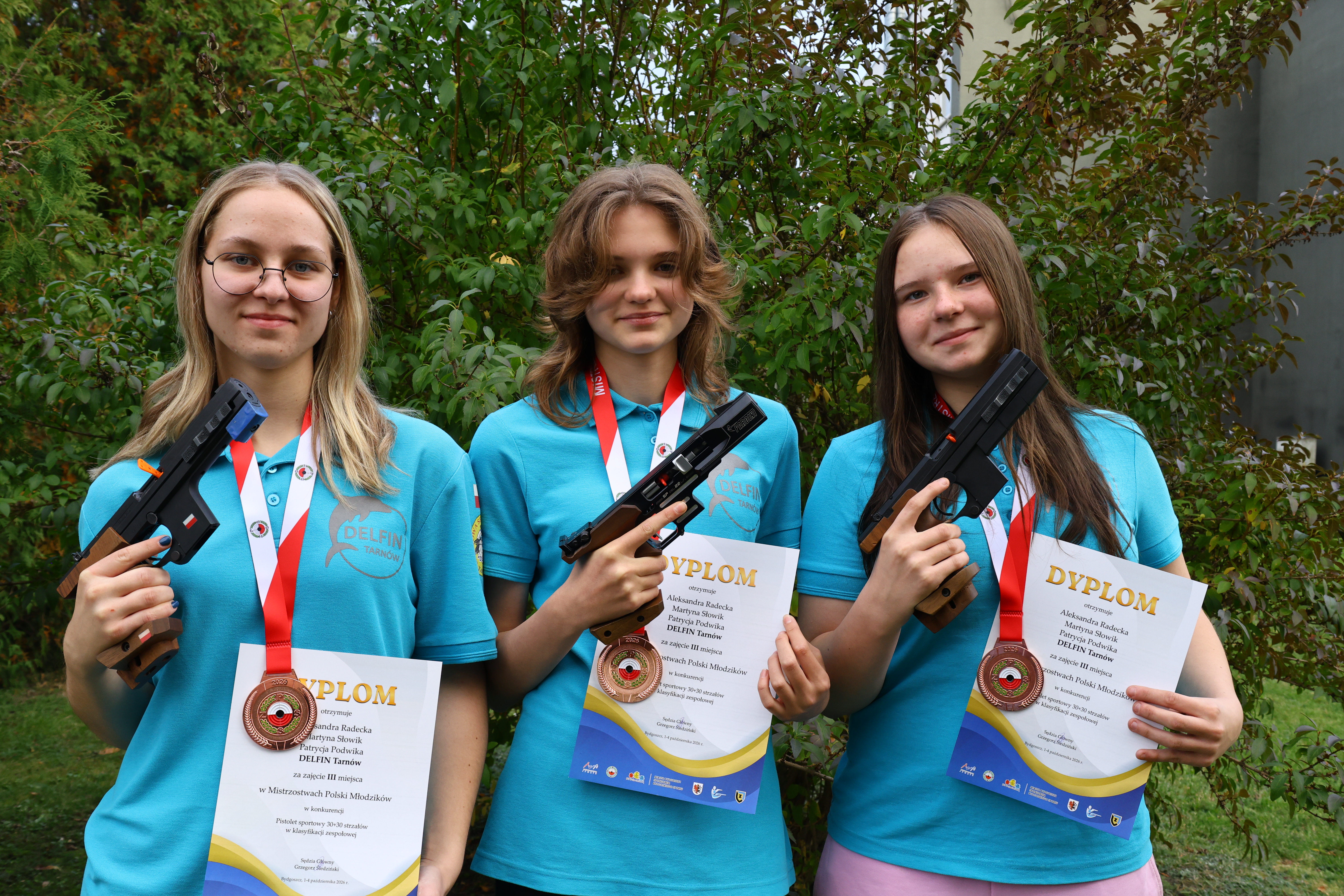 Medalne sukcesy młodzicznych strzelców Delfina
