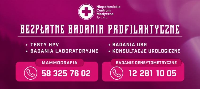 Niepołomice: bezpłatne badania profilaktyczne w ramach Różowego Października