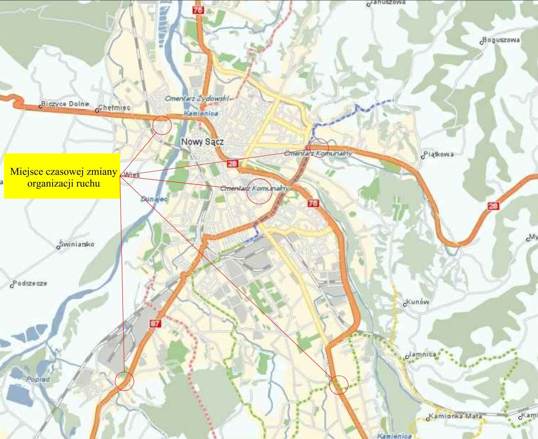 Nowy Sącz zmienia organizację ruchu na cmentarzach. Ograniczenia od 1 listopada