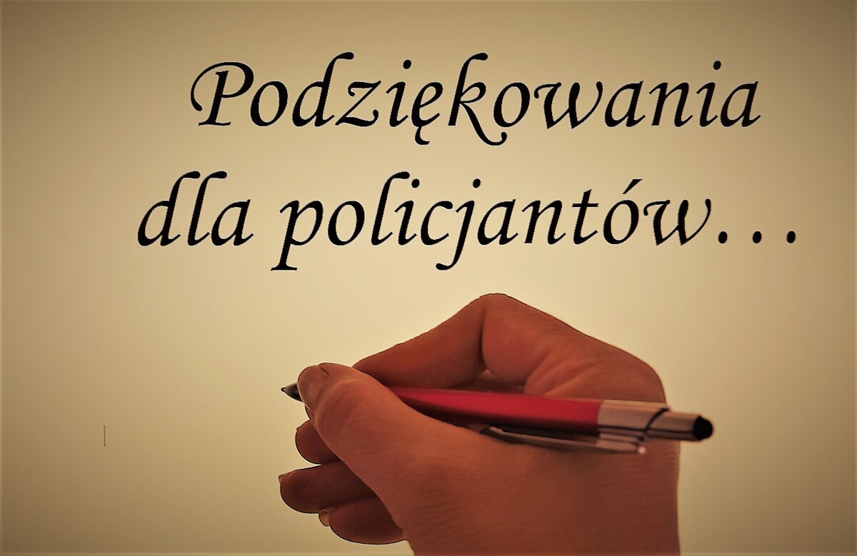 Oświęcimska mieszkanka podziękuje dzielnicowemu za zaangażowanie i pomoc