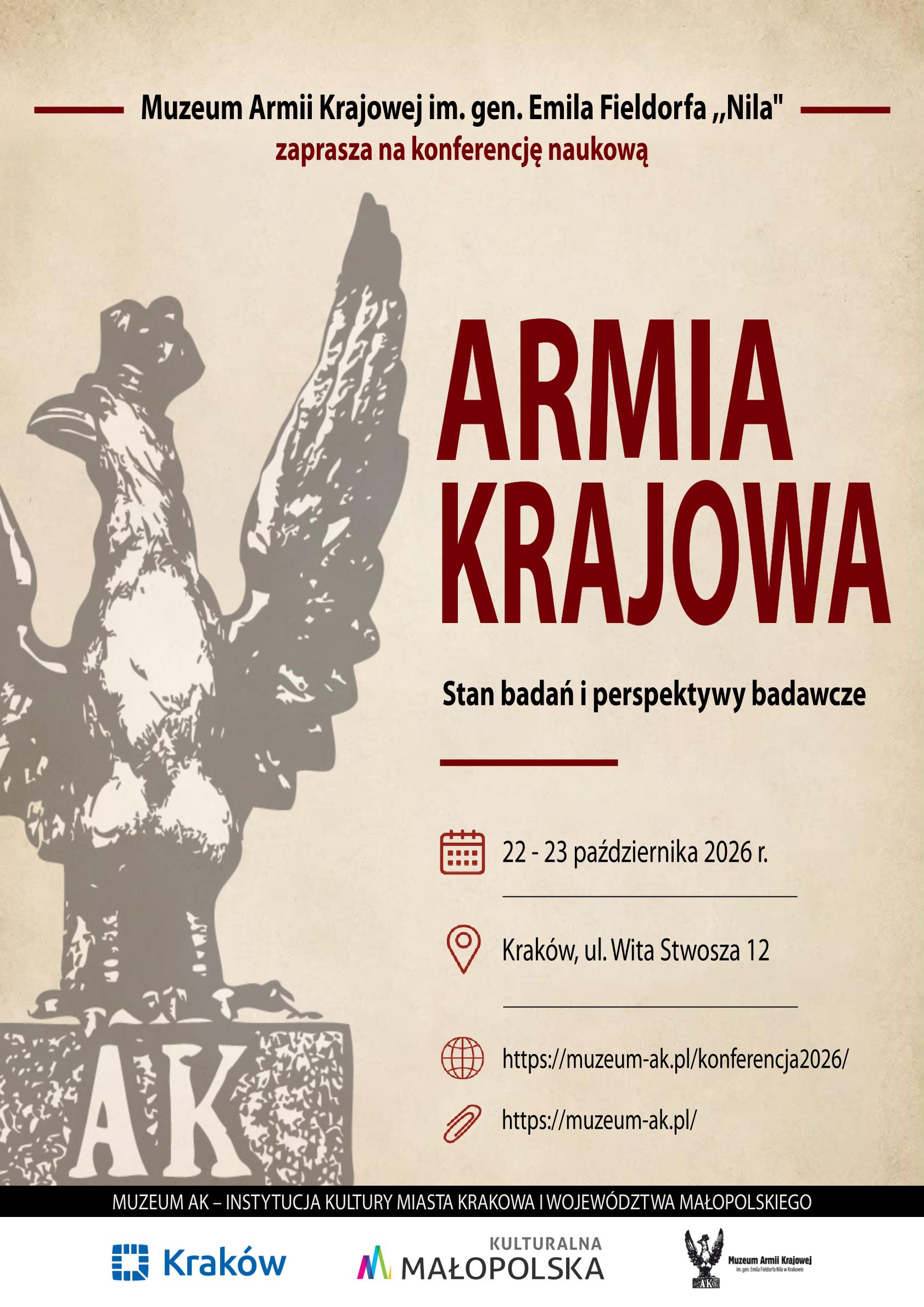 Pierwsza od lat konferencja naukowa o Armii Krajowej w Krakowie
