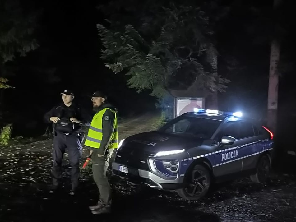 Policja i Straż Leśna wspólnie pilnują lasów w powiecie gorlickim