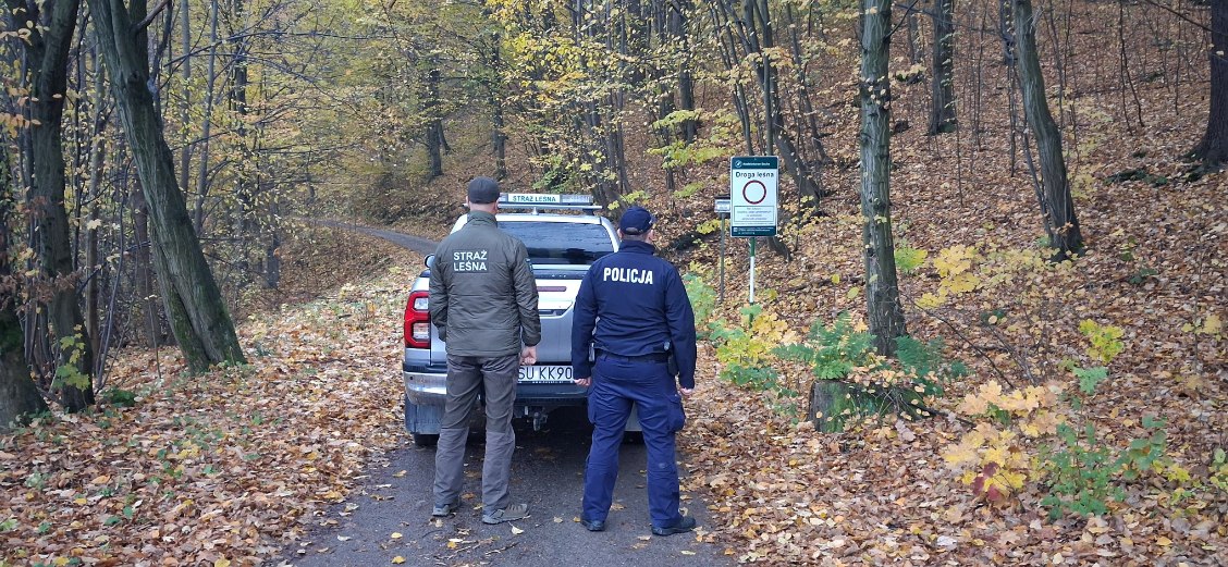 Policja i Straż Leśna wspólnie walczą z kradzieżami w lasach powiatu suskiego