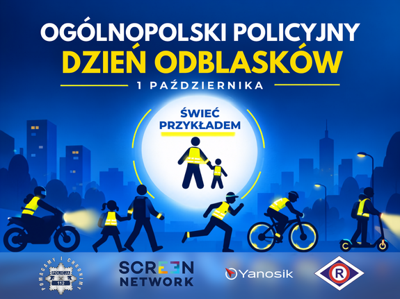 Policja rozpoczyna akcję dla pieszych. Odblaski ratują życie