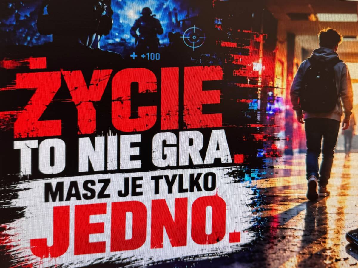 Policjant uczył dzieci bezpieczeństwa. "Życie to nie gra, masz tylko jedno"
