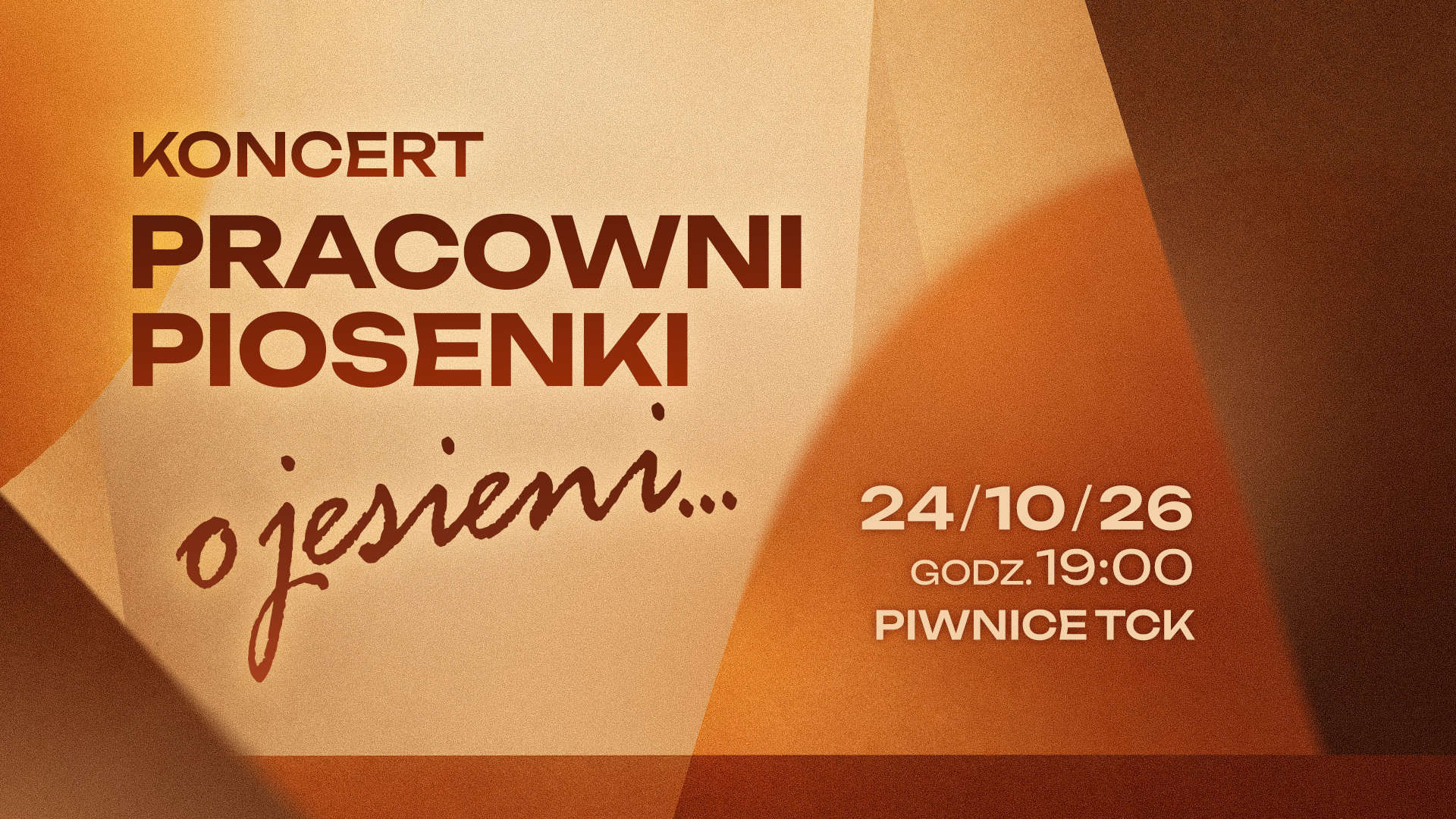 Pracownia Piosenki zaprasza na jesienną musicalną opowieść