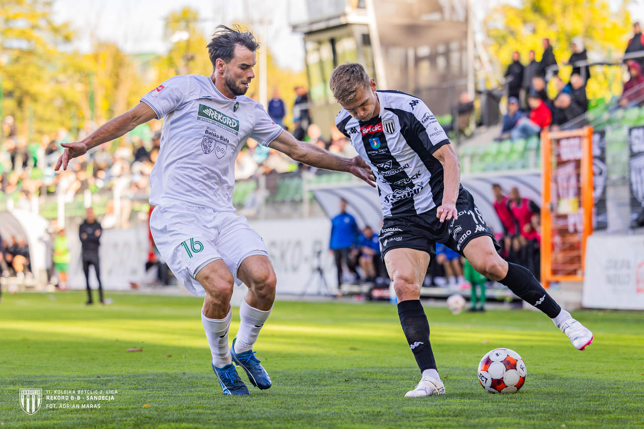Sandecja zremisowała z Rekordem. Debiut Mamrota bez zwycięstwa