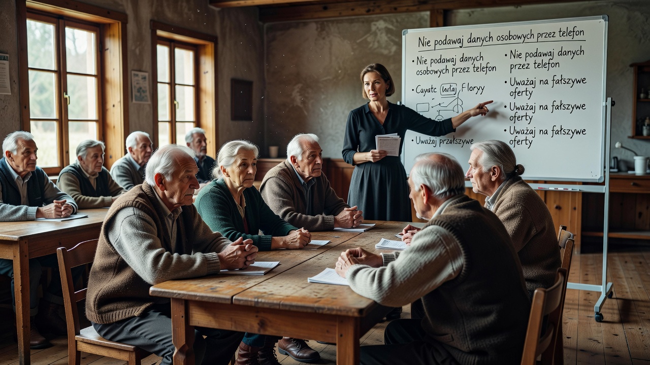 Seniorzy z Podhala uczyli się, jak nie paść ofiarą oszustów