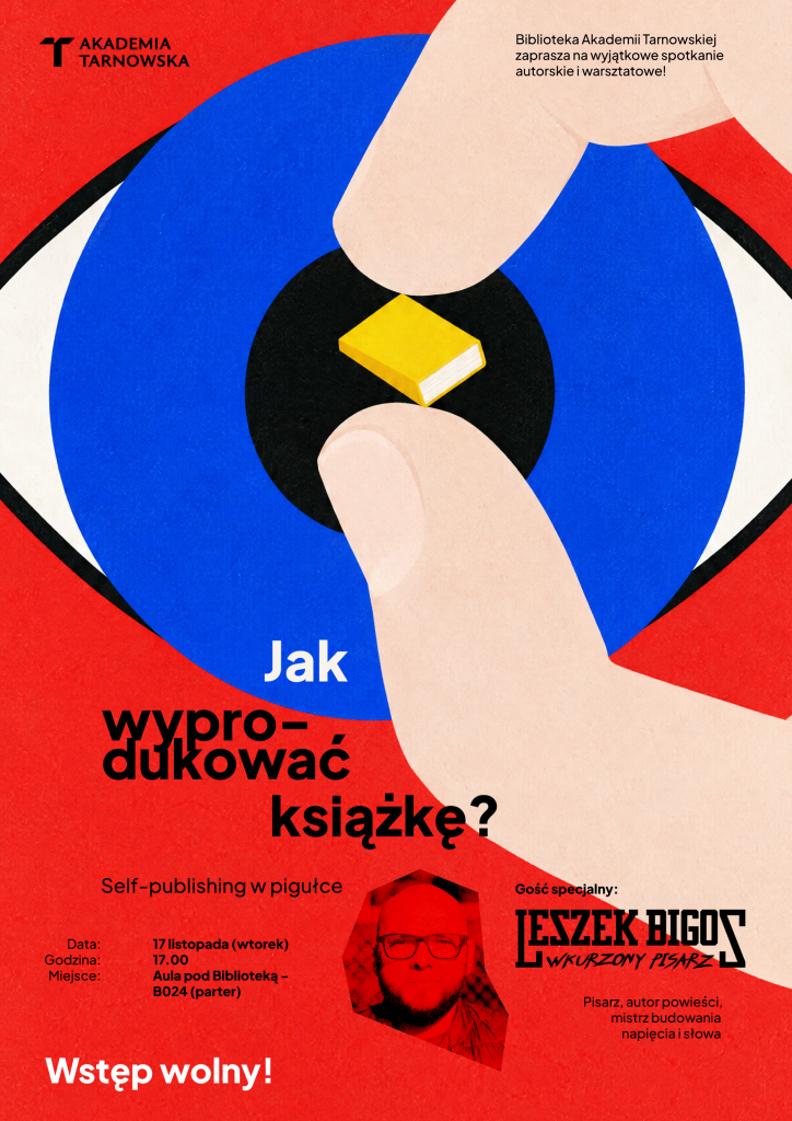 Spotkanie z Leszkiem Bigosem o sztuce wydawania książek