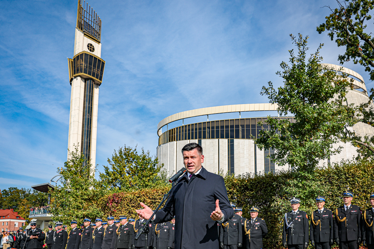 Strażacka Pielgrzymka w Łagiewnikach. Ponad tysiąc ludzi w mundurach