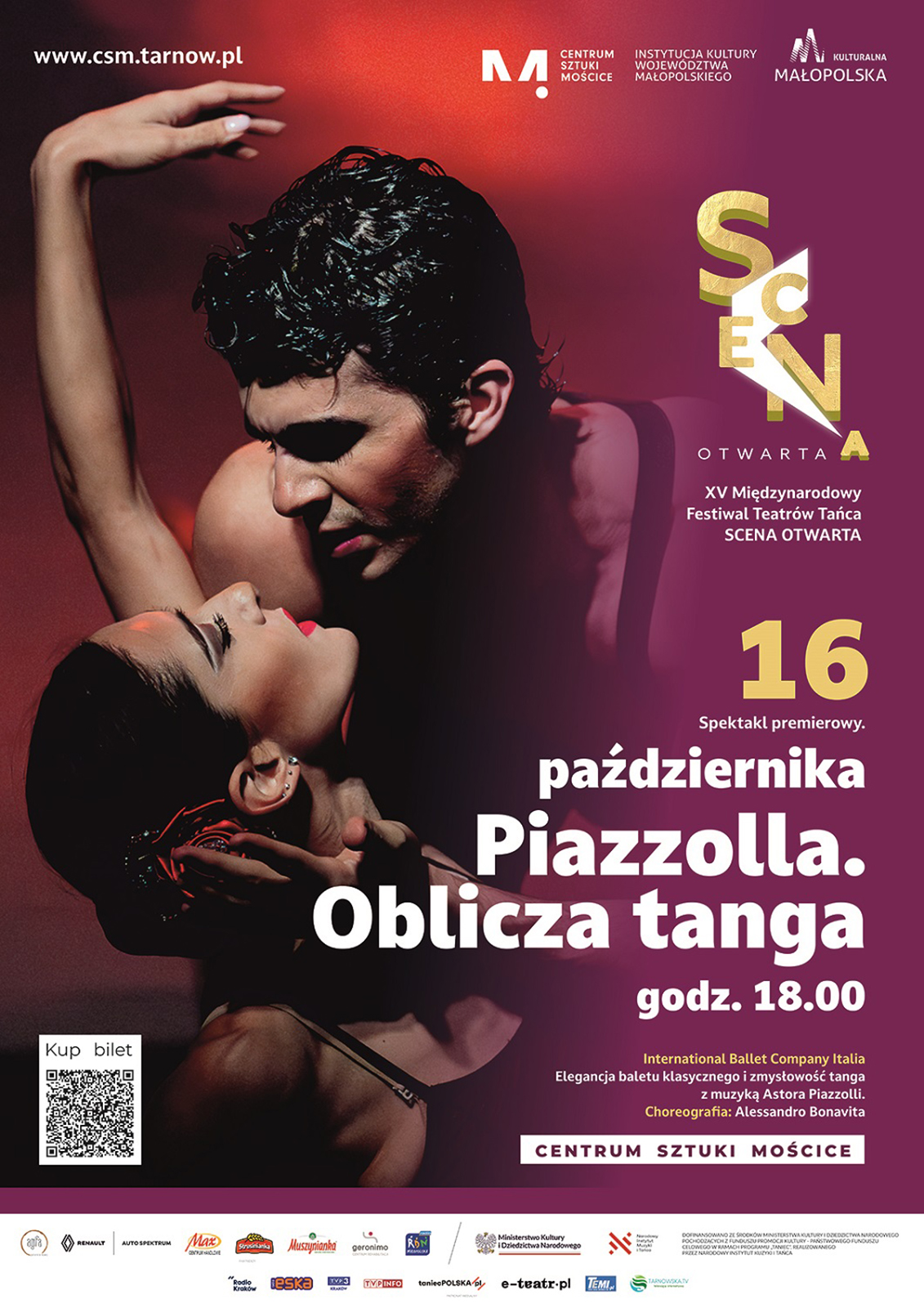 Tango w nowej odsłonie. International Ballet Company Italia na scenie w Tarnowie