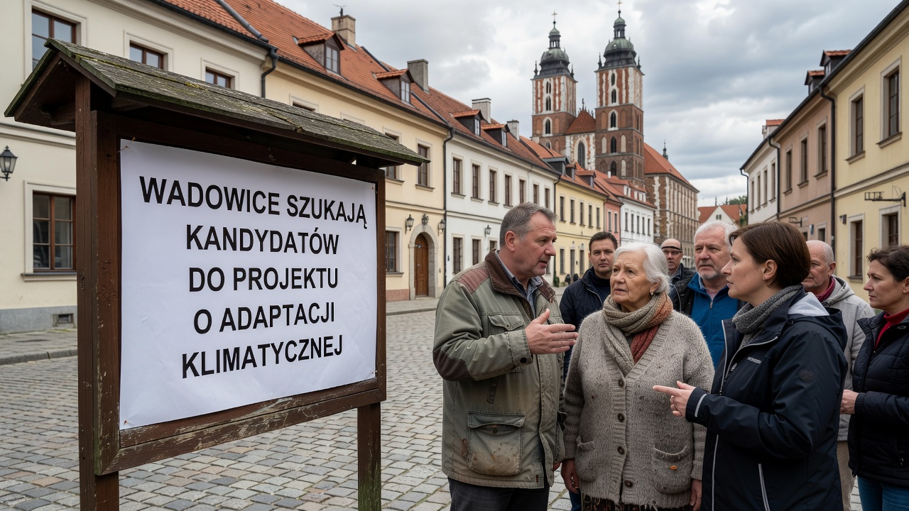 Wadowice szukają kandydatów do projektu o adaptacji klimatycznej