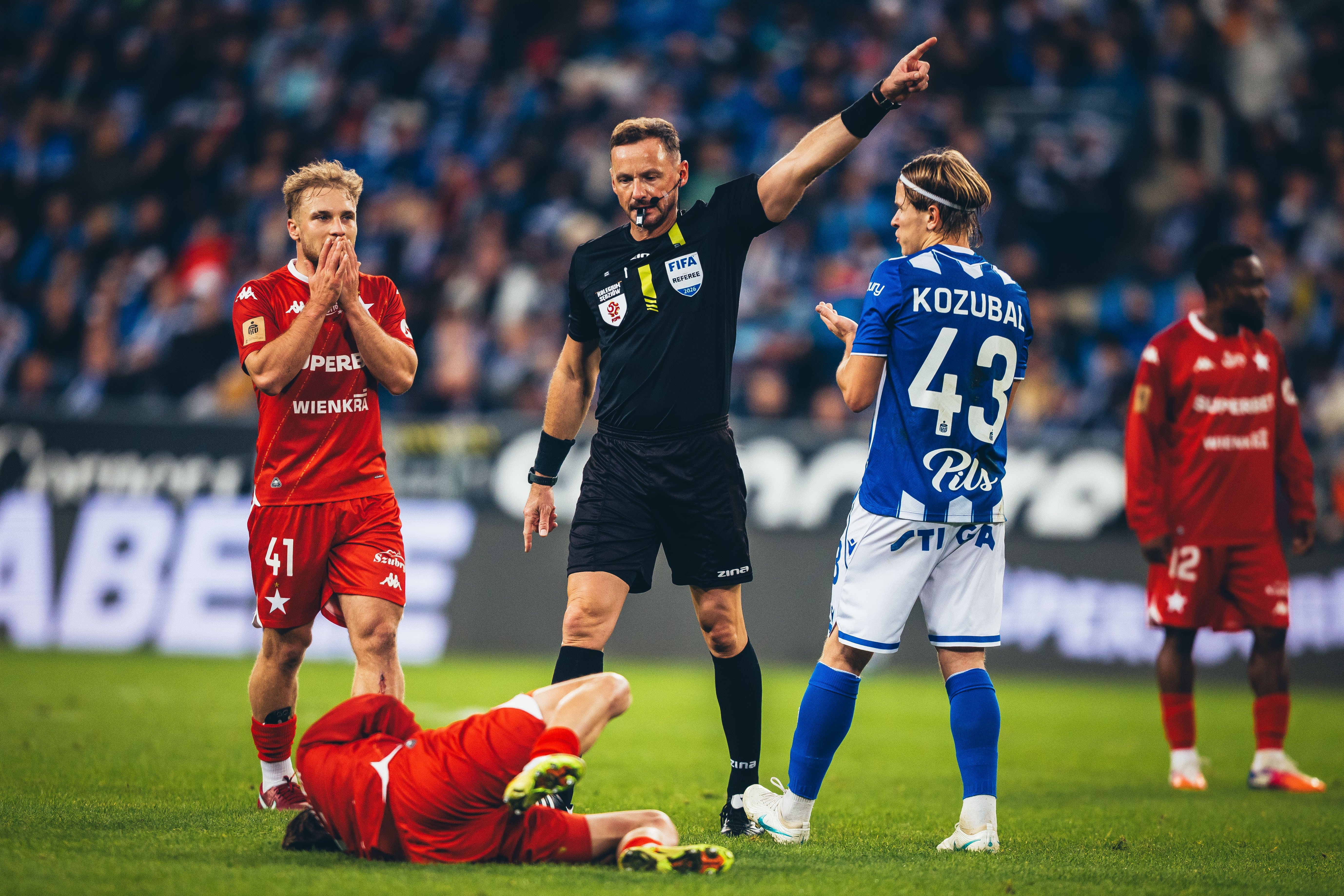 Wisła przegrała w Poznaniu 1:3. Krzyżanowski strzelił gola, ale to za mało