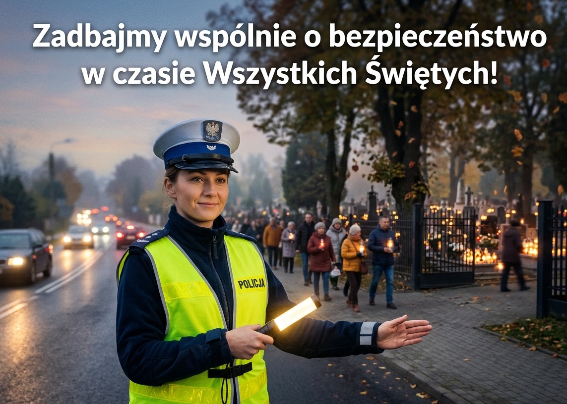 Wszystkich Świętych w Wolbromiu. Straż Miejska i Policja czuwają nad bezpieczeństwem