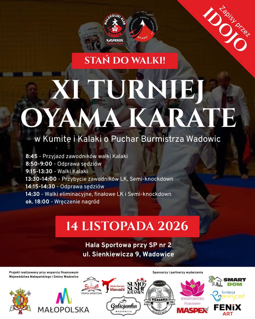 XI Turniej Oyama Karate o Puchar Burmistrza Wadowic
