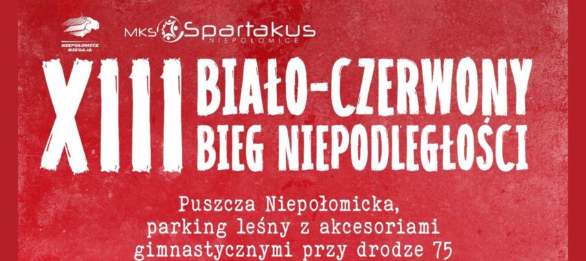 XIII Biało-Czerwony Bieg Niepodległości w Niepołomicach. Zapisy już trwają