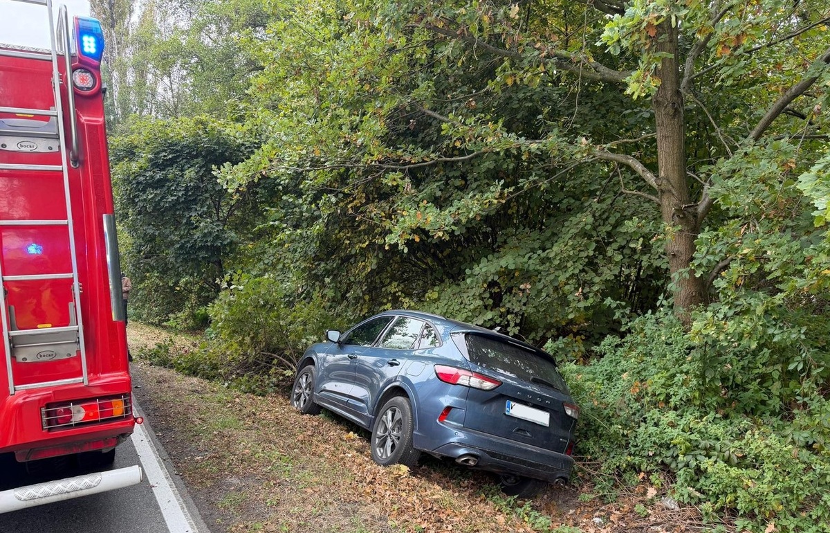 Zasłabł za kierownicą po oddaniu krwi. Kolizja w Grojcu