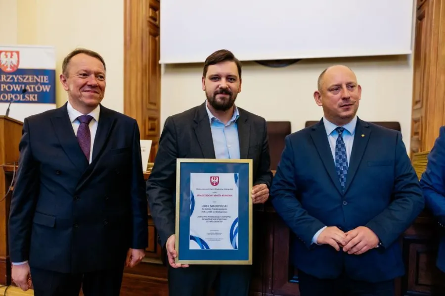 ZIS wyróżniony jako Lider Małopolski 2025
