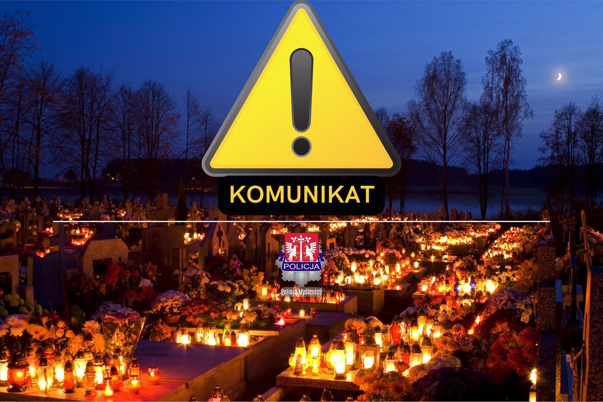 Zmiany w ruchu drogowym na Wszystkich Świętych. Utrudnienia na drogach powiatu myślenickiego